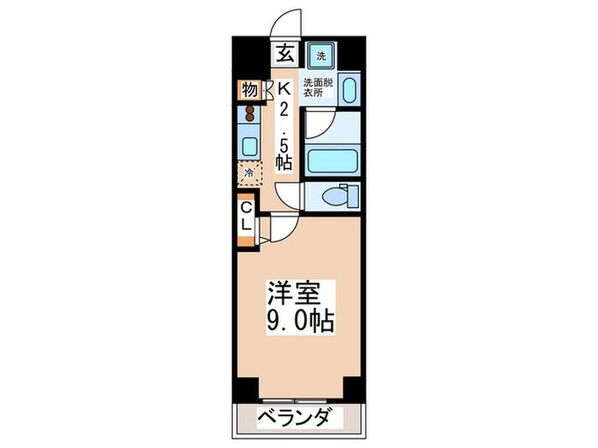 朝陽館の物件間取画像